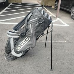 Golf Bag! Golf Clubs! Ogio Shredder Standbag! Like New!