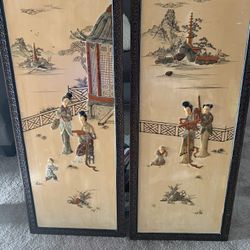 Chinese Antique  Wooden Art Objects 