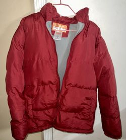 Men Women New Red Puffer Jacket Or Sweater 