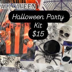 Halloween Party Kit Supplies
