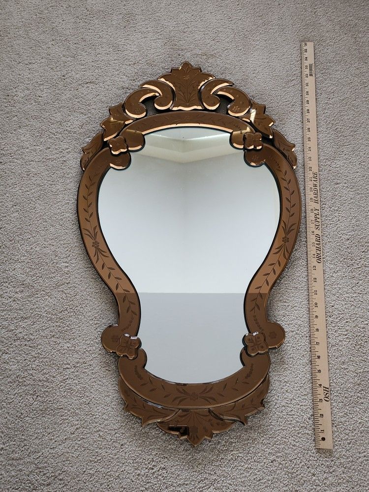 Etched Wall Mirror