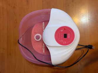 Foot massage tub