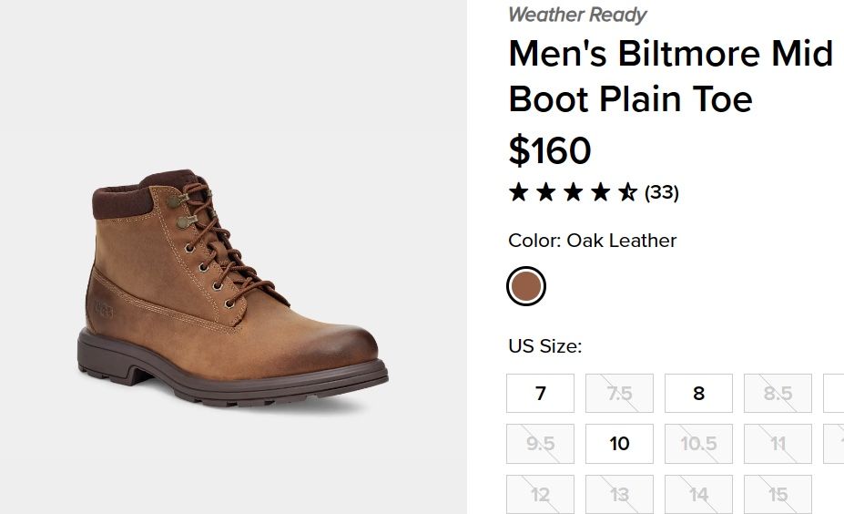UGG Men’s Biltmore Mid Boots