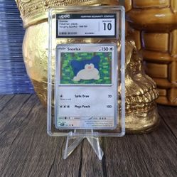 POKÉMON CARD SNORLAX SURGING SPARKS - CGC - GEM MINT 10