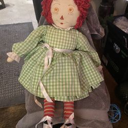 Raggedy Ann Doll Vintage Raggedy Ann Doll – Classic Collectible