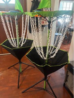 (2) Franklin disc golf targets