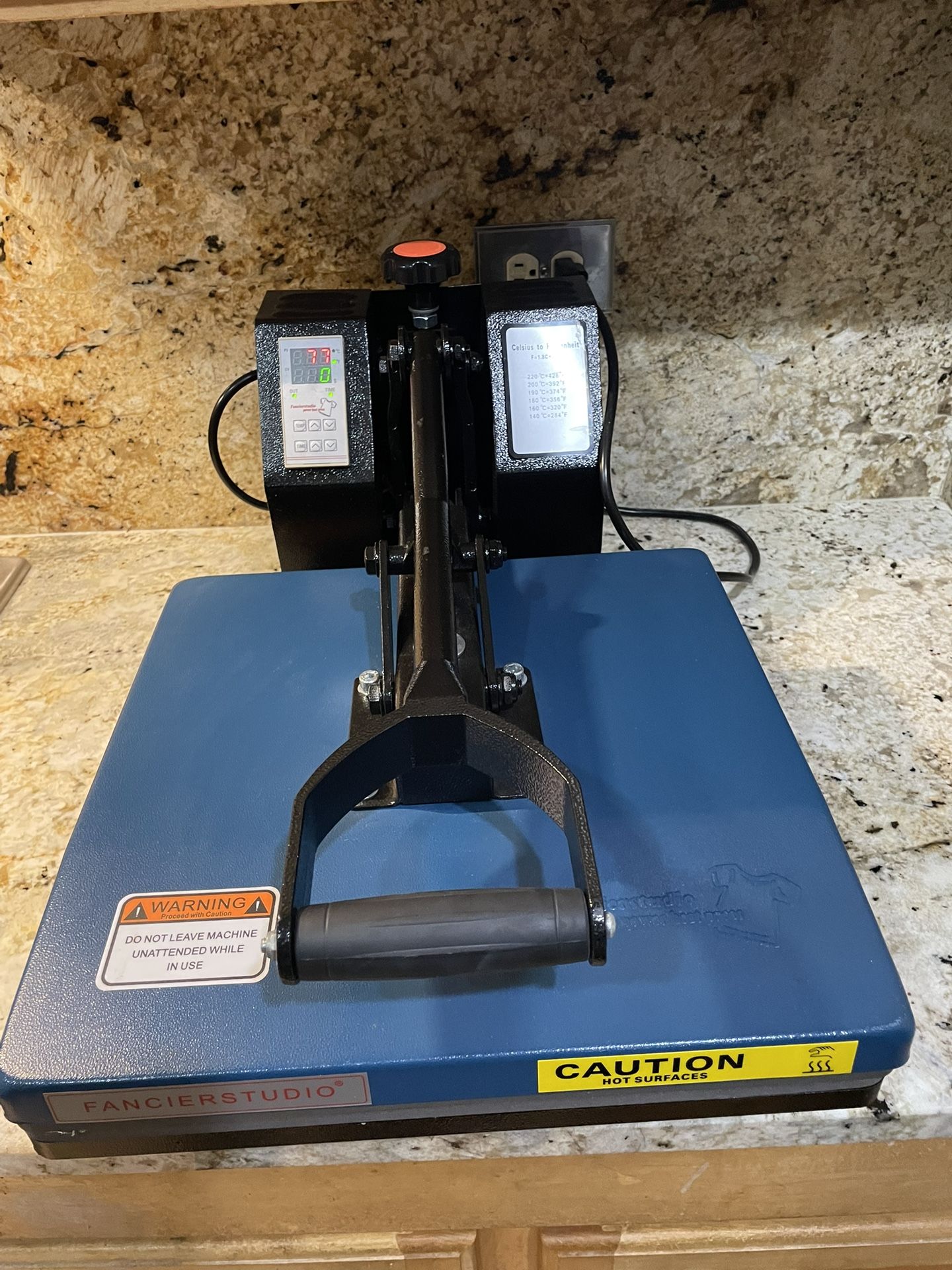 Fancierstudio 15 x 15 Sublimation Digital Heat Press Machine