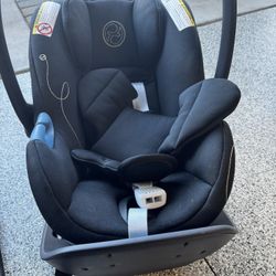 Cybex Swivel Aton G Car Seat With Stroller Adapters