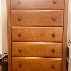 3 Piece Solid Cherry Wood Kids Bedroom Set (Islip, NY