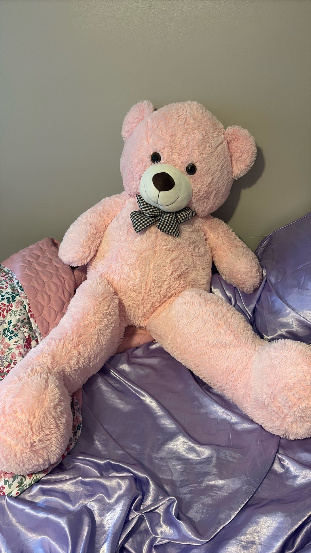 Pink Giant Teddy Bear- Great Condition