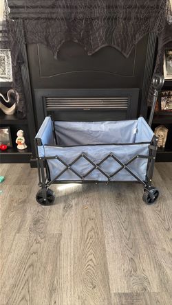 Folding Utility Wagon Cart with Handle