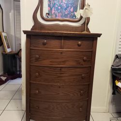Vintage Tall Dresser
