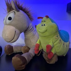 Disney Bullseye & Heimlich Plushies from Disney Park