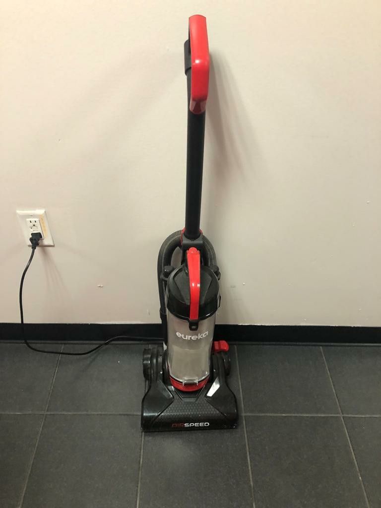 Eureka AirSpeed Compact Bagless Upright Carpet & Hard-Floor Vacuum Cleaner , NEU102, Red