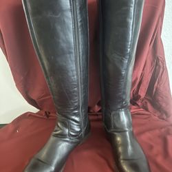 Black rider boots