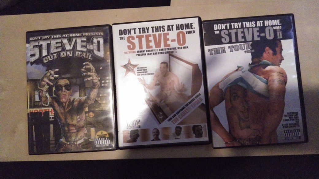 Steve-O DVDS.