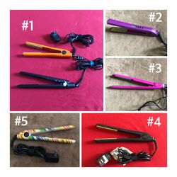 Hair Flat Irons(Prices Listed in Description)