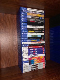 Part Two Of Large Stack Of Video Games PlayStation PS4 PS5