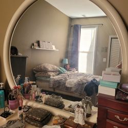 Round Dresser Mirror