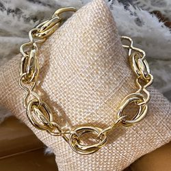 Gold Plated Chain Bracelet 
