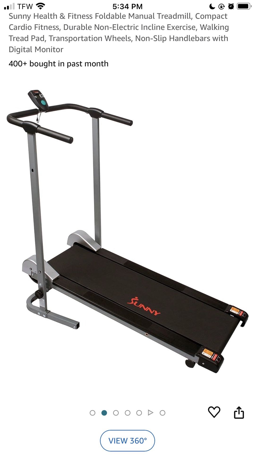 Unlisted Treadmill