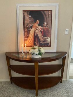 Elegant Console Table - Real Wood