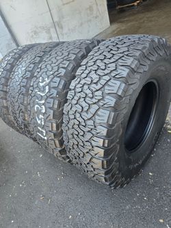 4 used tires Lt37x12.50r17 Bfgoodrich k02 $299.00