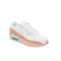 Kids White Nike Air Max 90 Sneakers