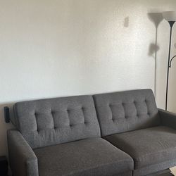 Comfy Dark Grey Futon