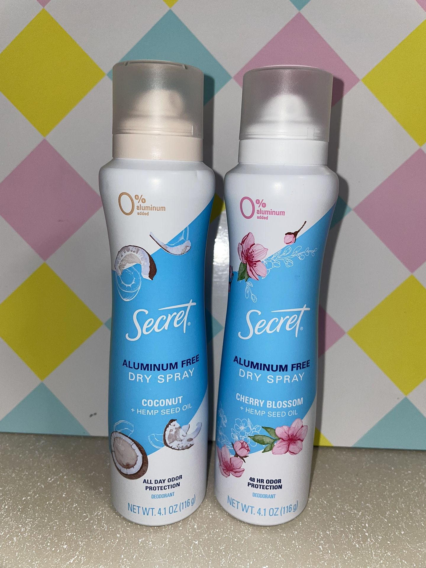 2 Secret Dry Spray Deodorants for Sale in Fort Payne, AL - OfferUp