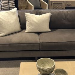 Living Spaces Brown Couch 