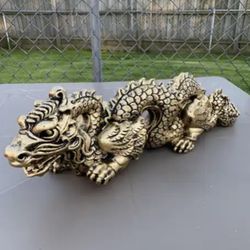 The Golden Dragon Statue