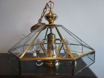 Vintage Brass Chandelier