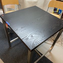 Ikea Bar Top Table With Two Folding Chairs