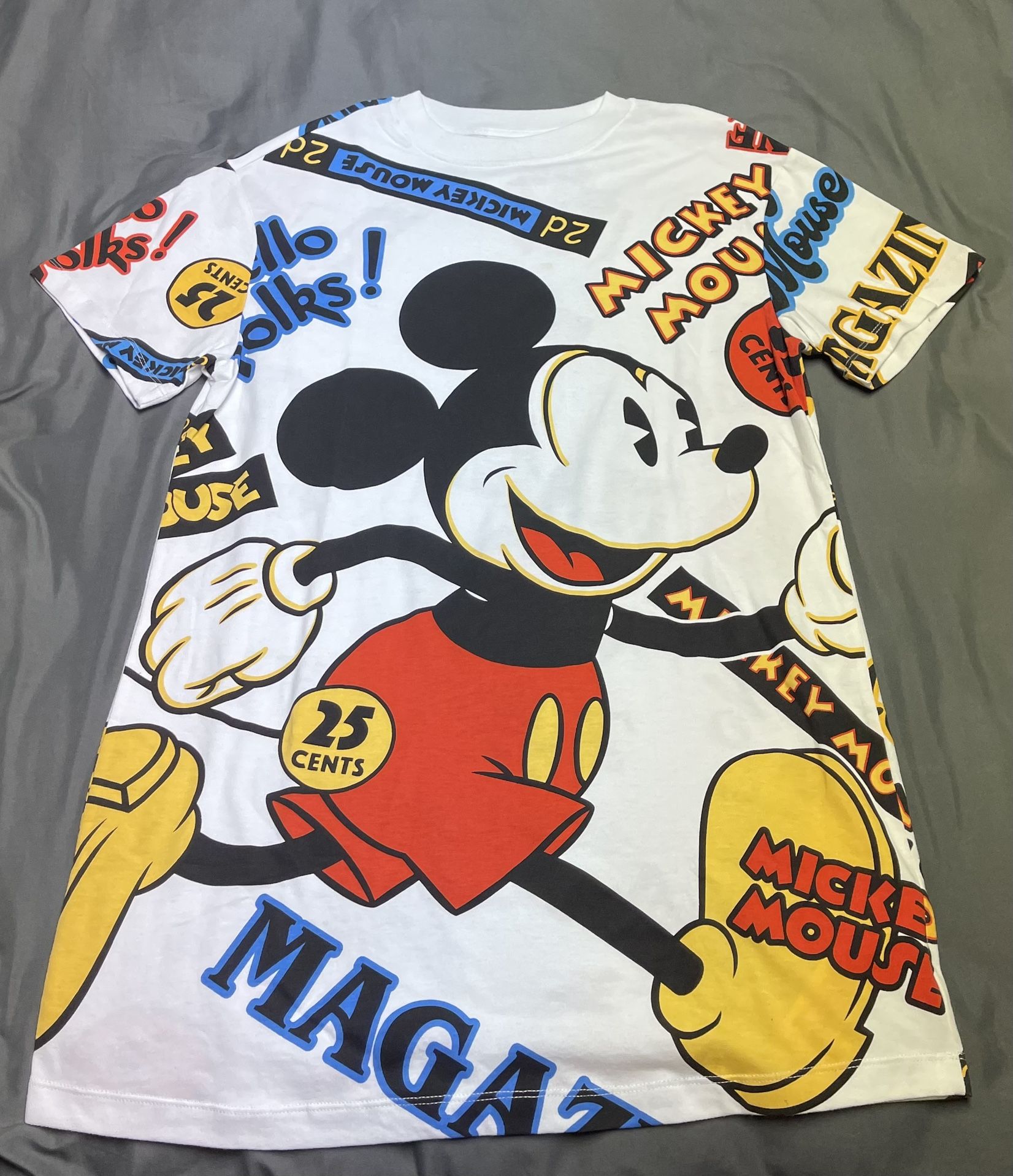 Mickey Mouse AOP Shirt - Size Small