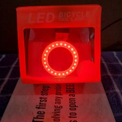 BICYCLE ROUND RED TAIL LIGHT