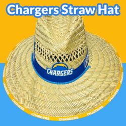 Los Angeles Chargers Straw hats great gift 🎁 order now  (I also have other Teams)