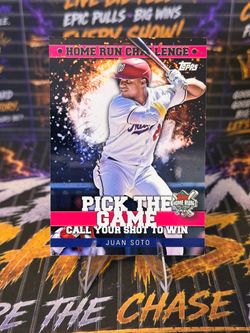 2022 Topps Juan Soto Home Run Challenge #HRC-2 Unscratched Nationals
