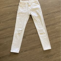 White Levi Pants 