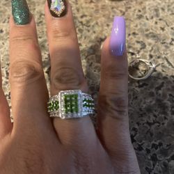 Sterling Silver Gemstone Ring