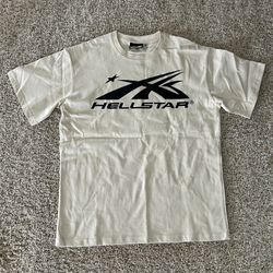 Hellstar Beige T-Shirt Size Large Fits XL Brand New Never Worn With Bag and Tag