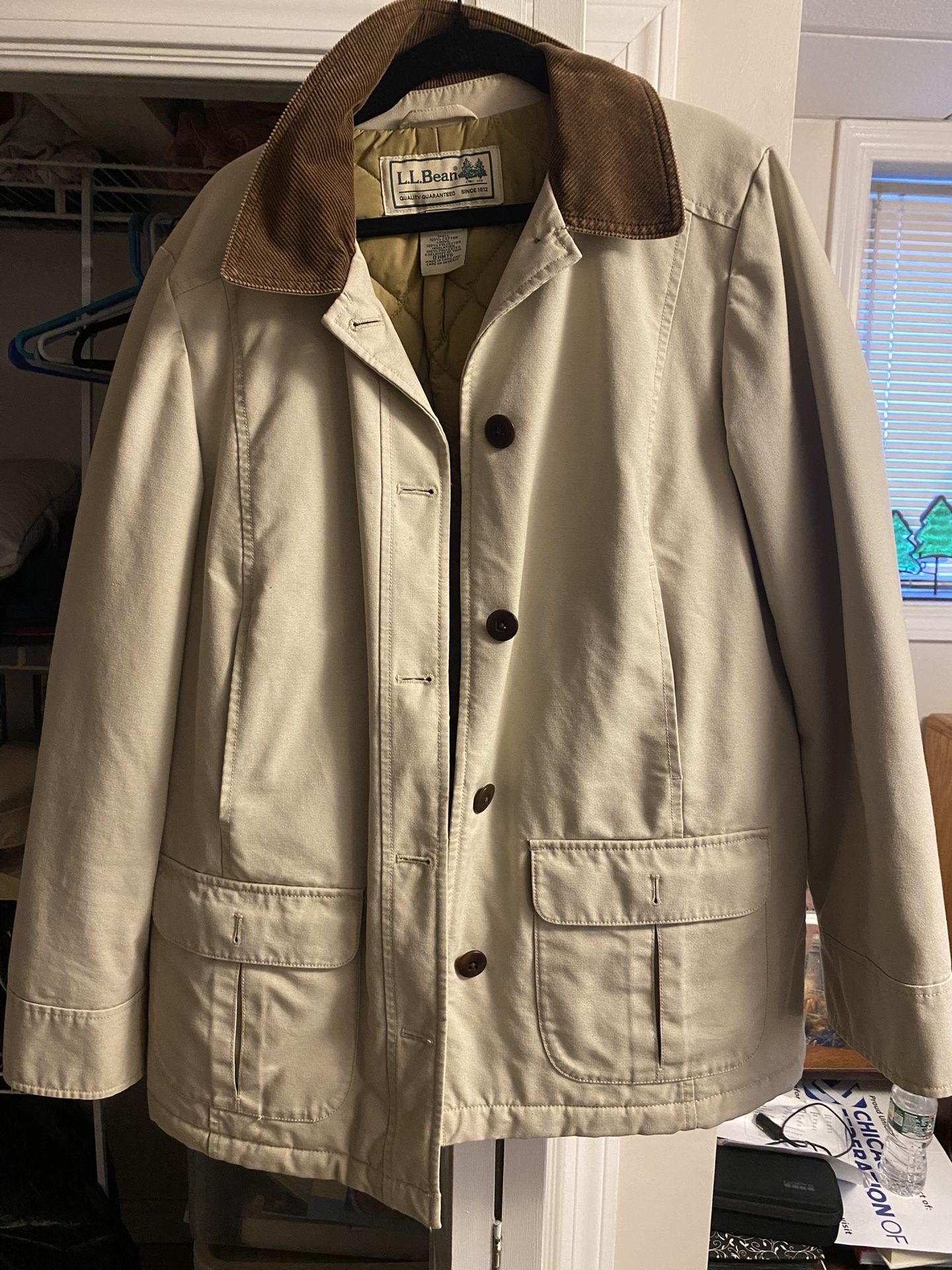 LL Bean Barn Coat Size Medium