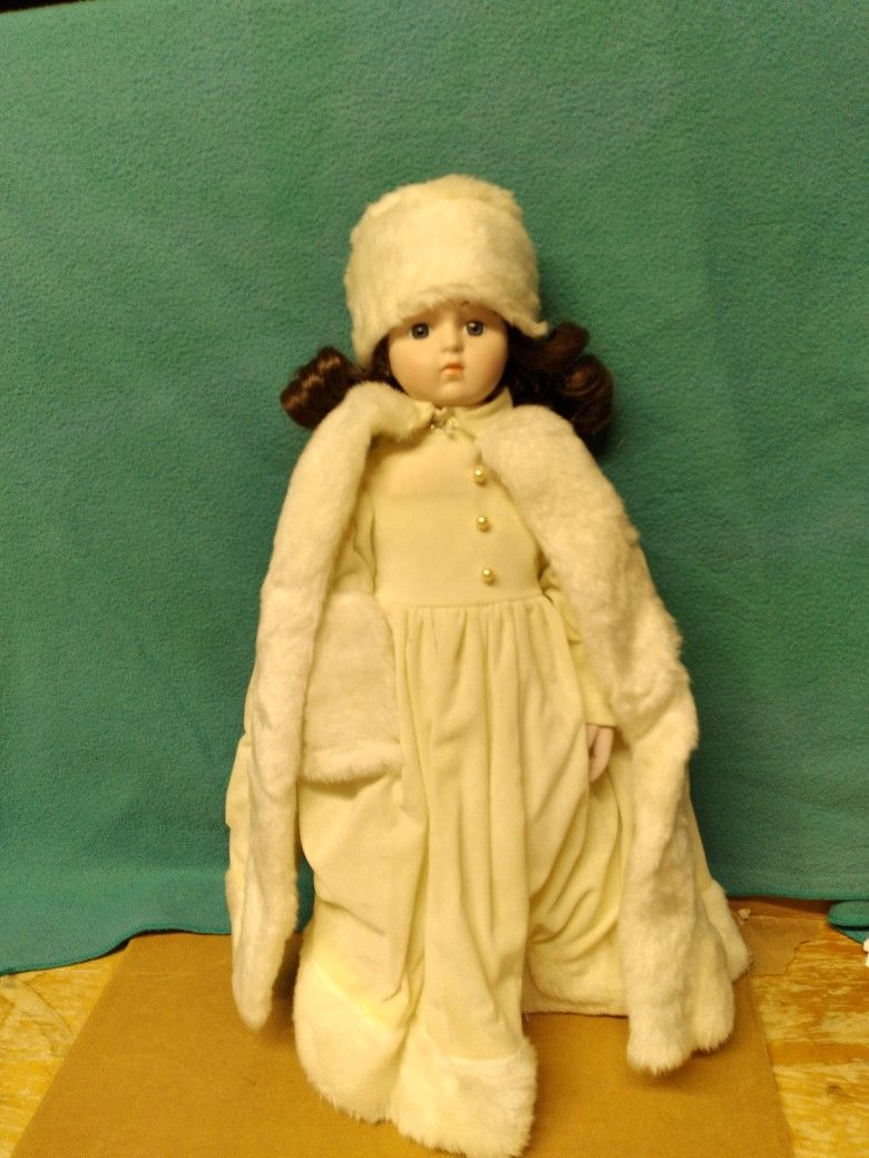 Porcelain Doll 16in 