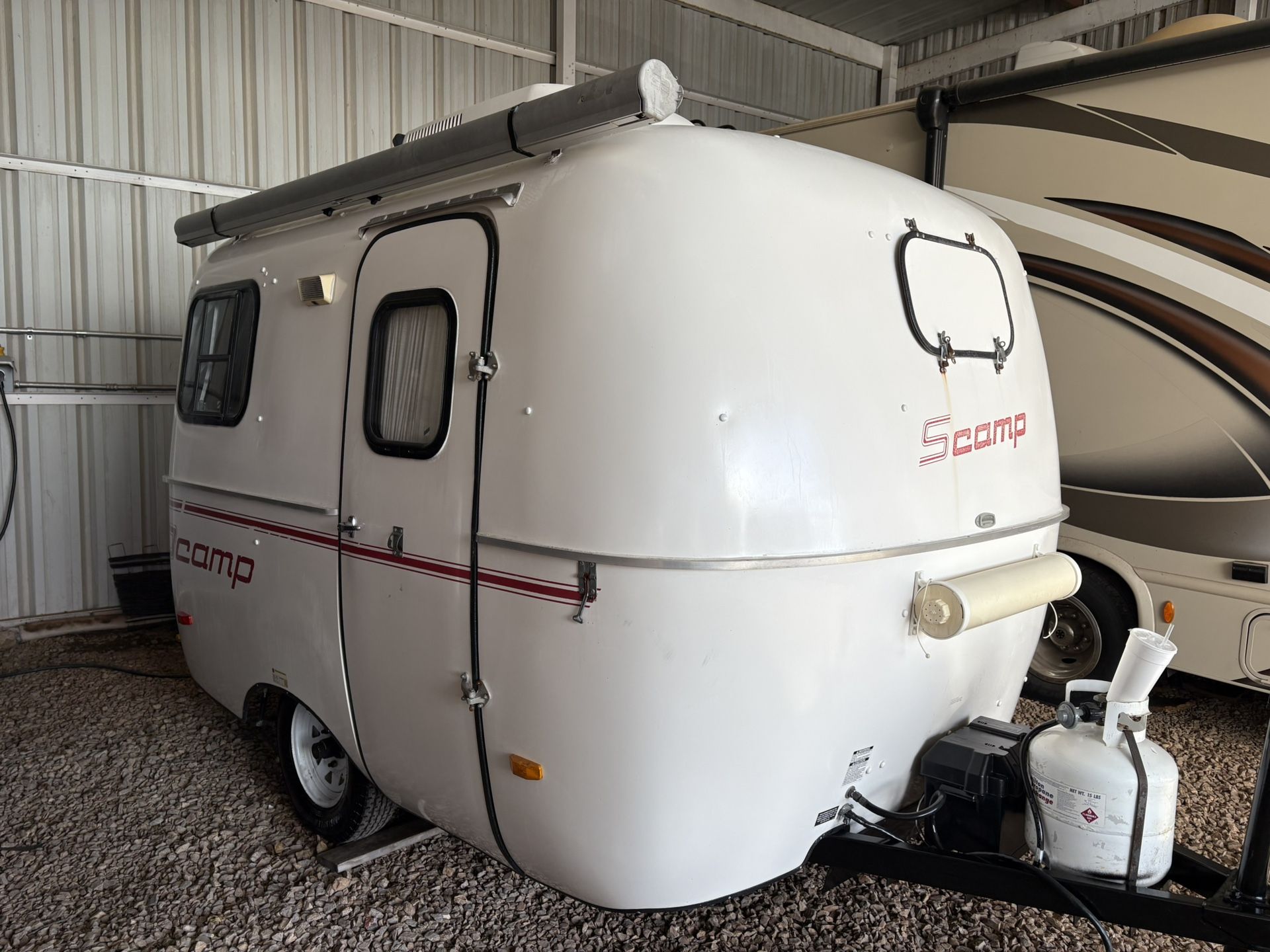 2011 Scamp 13ft deluxe with toilet and shower