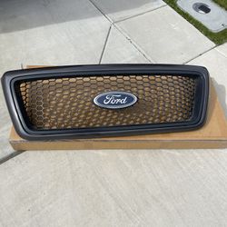 Black Front Radiator Grille Assembly For 2004-2008 Ford-150