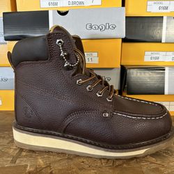Real Leather Work Boots $48