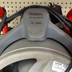 Ridgid drain rooter 