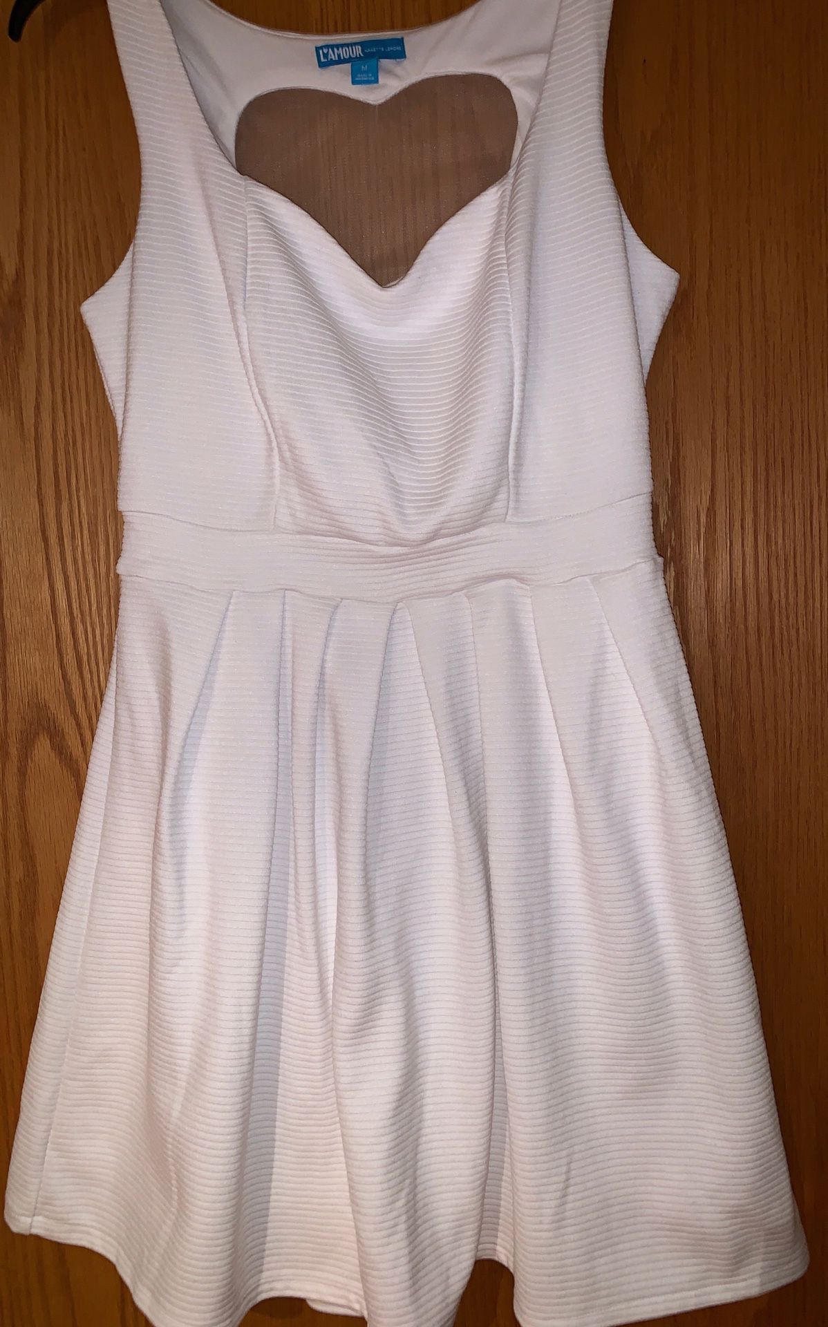 L amour white dress - size medium
