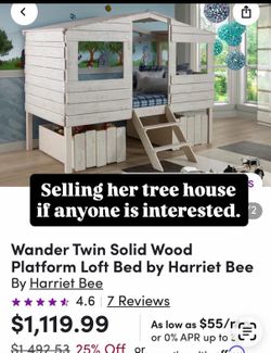 Tree house- unisex bed, boy bed, girl bed