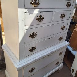 2 Vintage Wood Dressers.